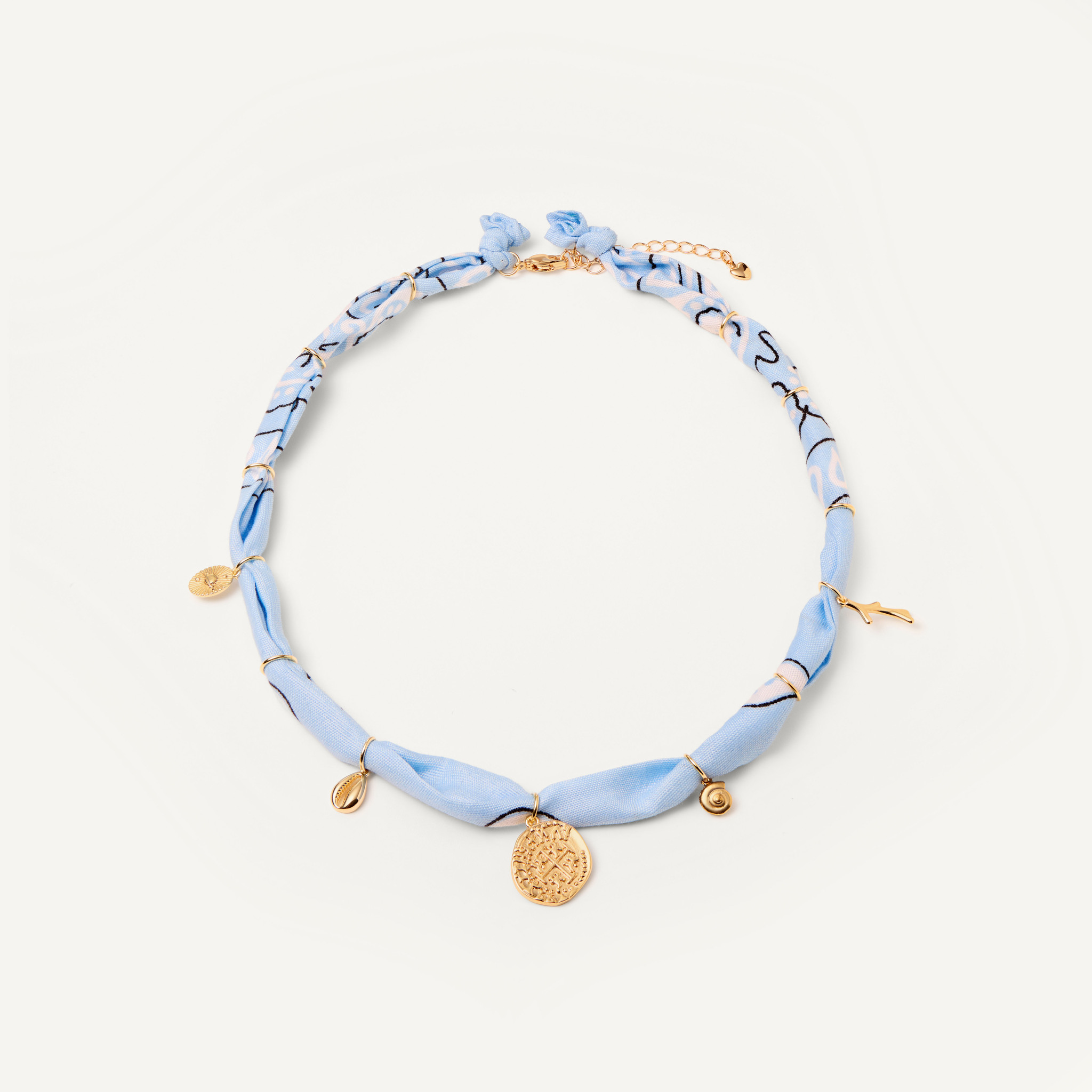 

Колье Bandana Necklace - Light Blue