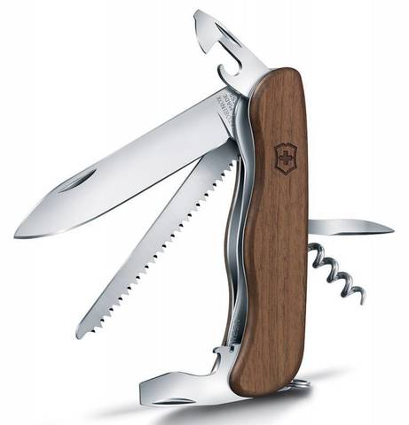 Нож Victorinox Forester 111мм 10 функц liner lock дерево (0.8361.63)