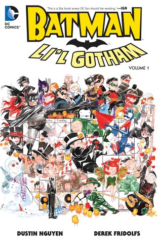 Batman: Li'l Gotham Vol. 1 HC со скетчем Дастина Нгуена