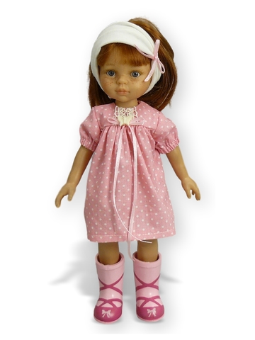 Укороченное платье - На кукле. Одежда для кукол, пупсов и мягких игрушек.