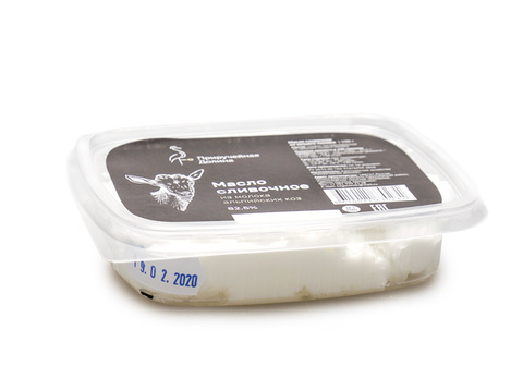 Масло сливочное из молока альпийских коз, 100г