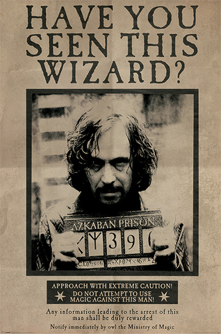 Постер Wanted: Sirius Black PP33681