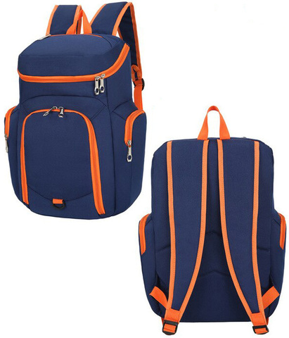 Картинка рюкзак городской Skully HXBP2303-36 blue-orange - 1