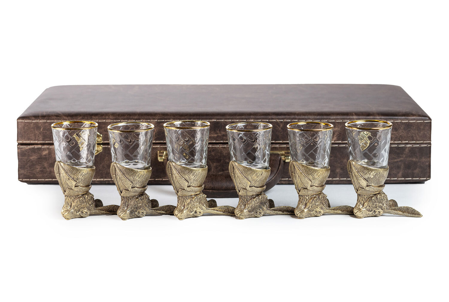 Лафитник 50мл. Серебро кубачи 875 пробы. Новогодние стопки. Рюмки перевертыши с рыбой. Лафитник хрустальный 50 мл.