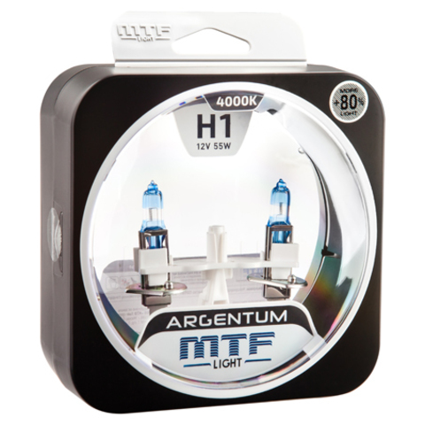 Галогеновые лампы MTF Light ARGENTUM +50% H11