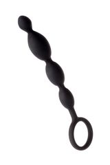 Анальная цепочка черного цвета A-toys - 19,5 см. - 