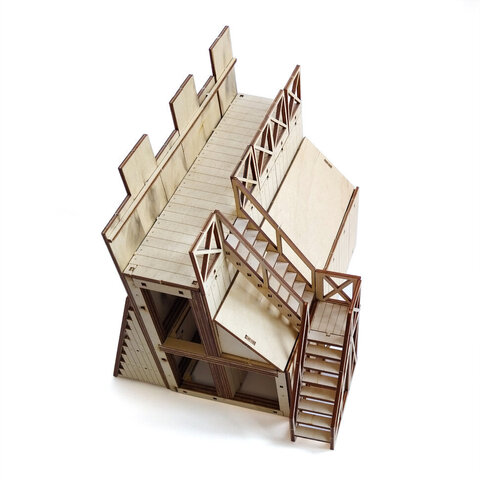 Римский каструм - лестница от Армарика - деревянный конструктор, сборная модель, 3D пазл
