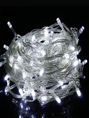 Светодиодная гирлянда 140 LED, 9.5 м, цвет белый