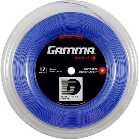 Теннисные струны Gamma MOTO (100 m) - blue