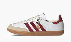 Adidas Samba OG "Sporty & Rich White Collegiate Burgundy"