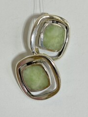 Стреза (серьги из серебра)