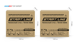 Стол теннисный Top Expert Black