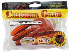 Твистеры съедобные LJ Pro Series Crusher Grub 3.9 in (99 мм), цвет T48, 5 шт