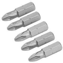 TOLSEN (TT20273) Набор вставок (бит) торцевых 1/4", Pozidriv, PZ2, 25 мм, 5 предметов