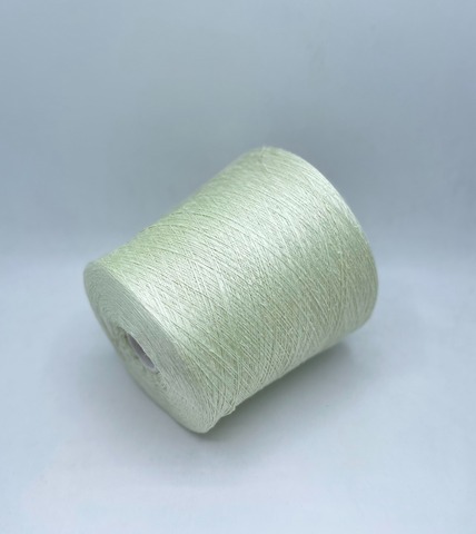 Luxury Selection by Ri.Go(пр.Италия), art-Tiffany ,3/24 800/100гр, 100%Шелк шантунг (дикий) , цвет-Бледно-зеленый ,арт.29213