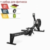 Гребной тренажер UNIX Fit Air Rower-X Black