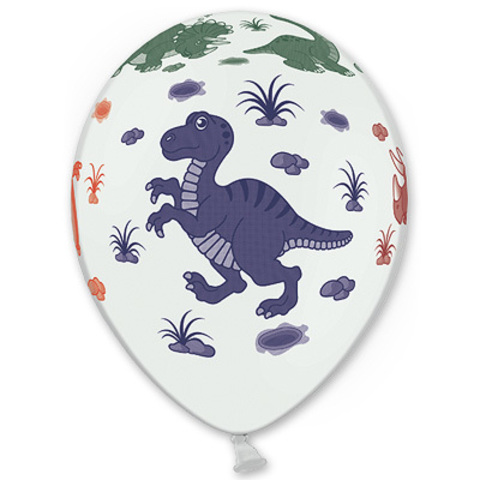 Воздушный шар с Динозавриками