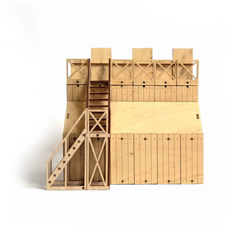 Римский каструм - лестница от Армарика - деревянный конструктор, сборная модель, 3D пазл