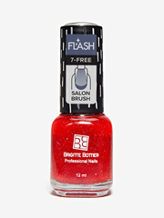 Brigitte Bottier Лак FLASH (Вспышка) светоотражающий эффект тон 04 красный 12мл
