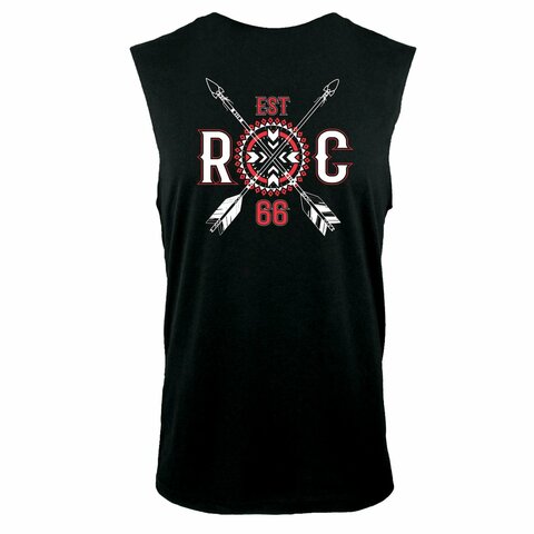 Rush Couture | Майка мужская REBEL SPIRIT SLEEVELESS Black RC306 спина