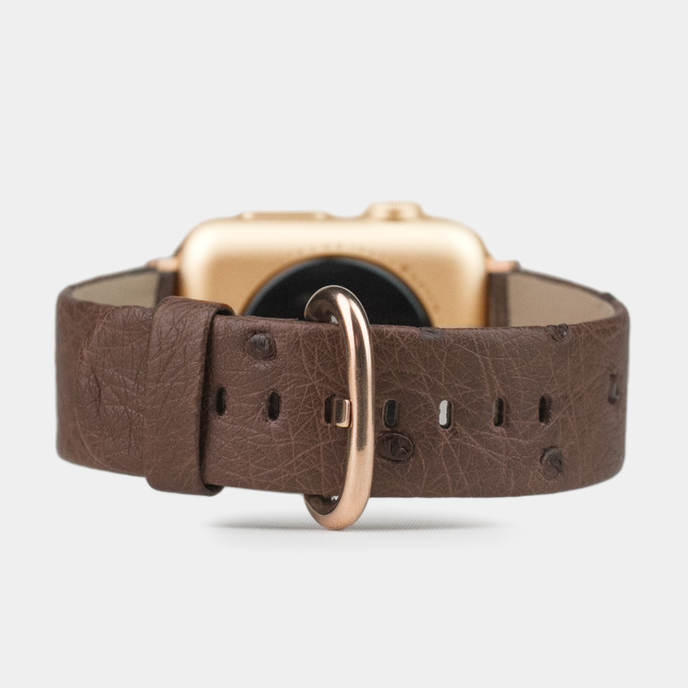 Band for AW 38/40/41mm — ostrich brown