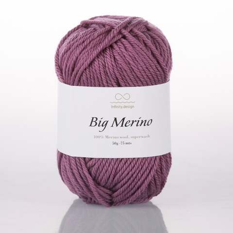 Пряжа Infinity Big Merino 4645 вереск