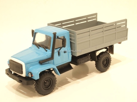 GAZ-3308 Sadko board blue-gray Kompanion 1:43