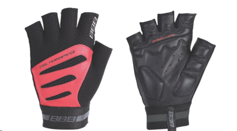 Картинка перчатки BBB BBW-48 black/red - 1