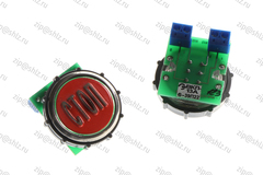 Кнопка (кнопочный модуль) ВКЛ13А-6-39П22 "Стоп", круглая.