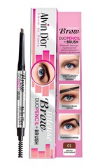 Alvin D`or P-9 Карандаш д/бровей механический с щеточкой (тон 01 Light Brown)