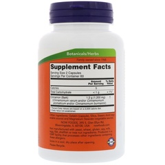 Now Foods, Кора корицы, 600 мг, 120 капсул