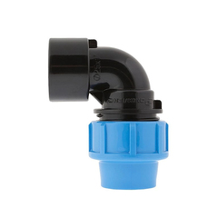 Отвод комбинированный полипропиленовый Джилекс, с внутренней резьбой, 25 x 1" М