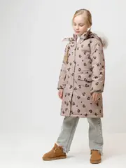 пальто  для девочки  ВК 38123/н/1 ГР