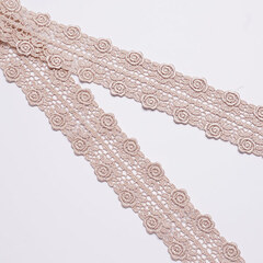 Кружево/Хлопок/шир.40мм К7000 бежевый