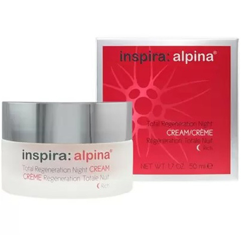 INSPIRA Alpina: Обогащенный ночной регенерирующий лифтинг-крем для лица (Total Regeneration Night Cream Rich)