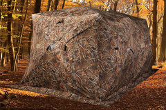 Зимняя палатка куб Higashi Double Winter Camo Pyramid Hot (трехслойная)