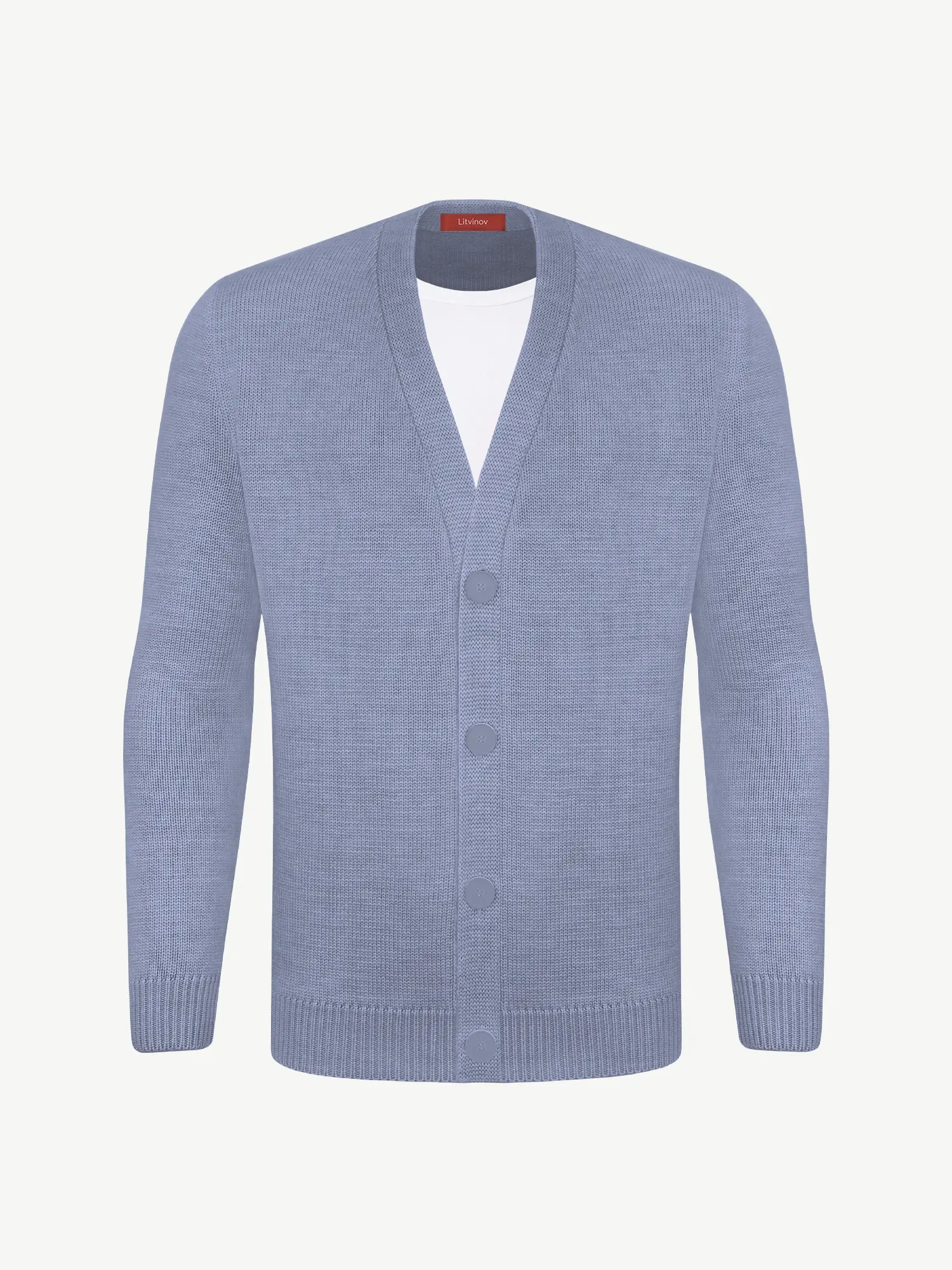 Кардиган с пуговицами из экохлопка