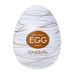 Мастурбатор-яйцо Tenga Egg Silky, мягкий рельефный TPE