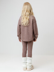 брюки  для девочки  КР 4074/капучино 1312 Н087 к662