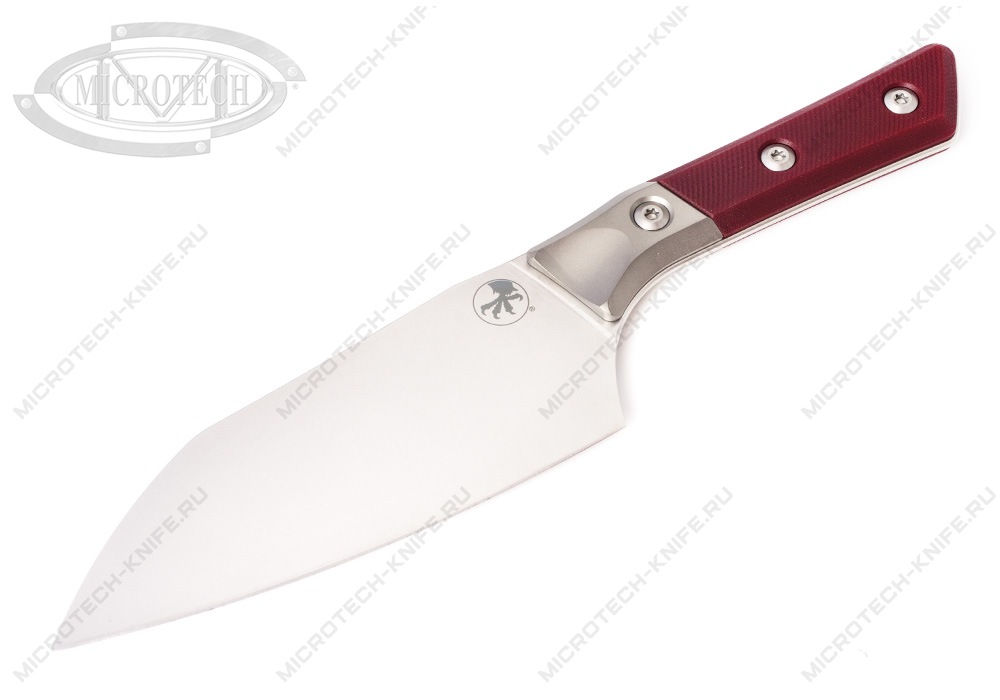 Нож Microtech Kitchen Santoku Bolster Merlot G-10 3200B-10MR