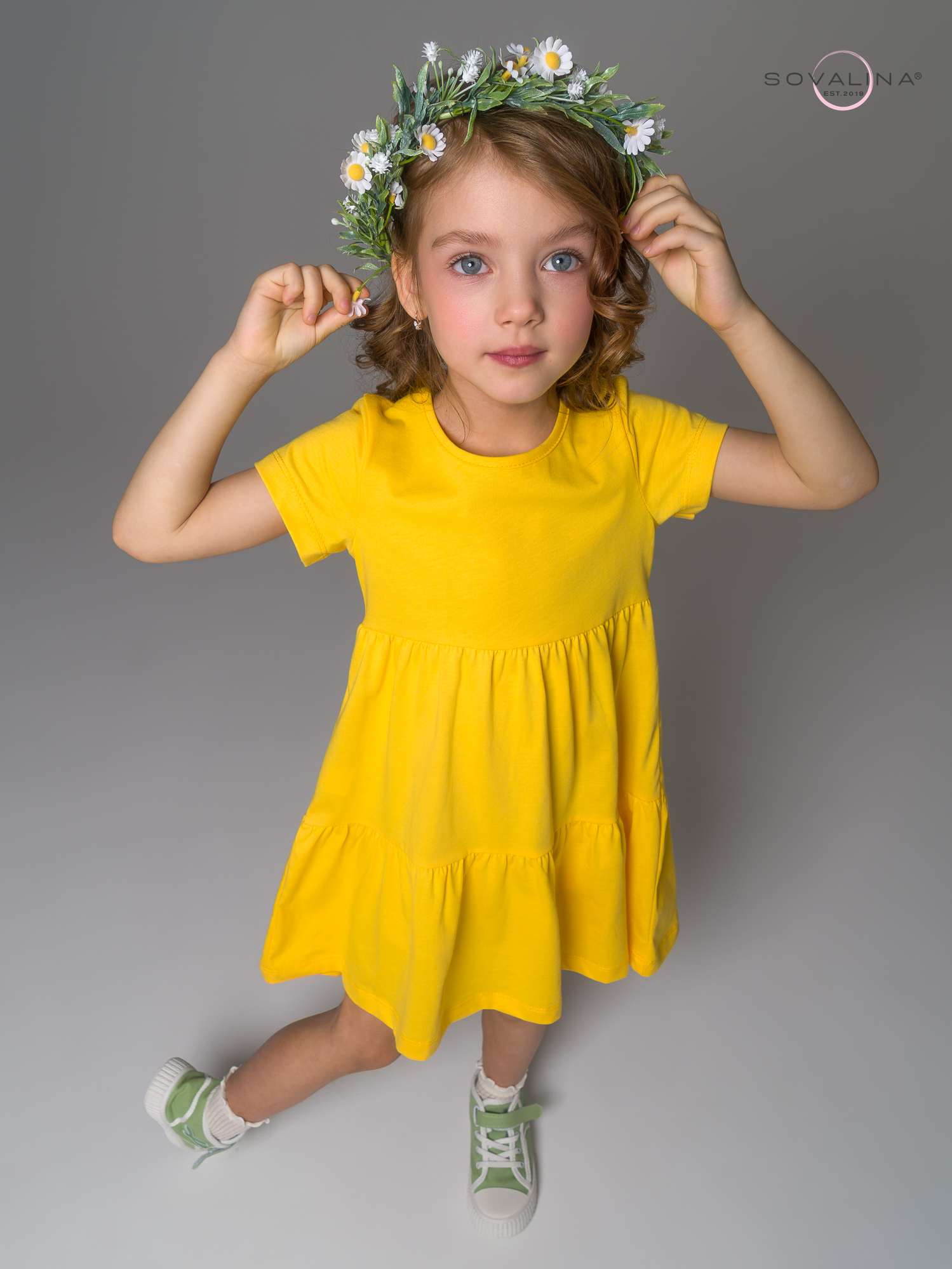 Платье Тия  желтый 3025