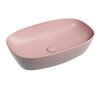 Ceramica Nova Element CN6049MP Умывальник чаша накладная овальная, 60x38, цвет: розовый матовый