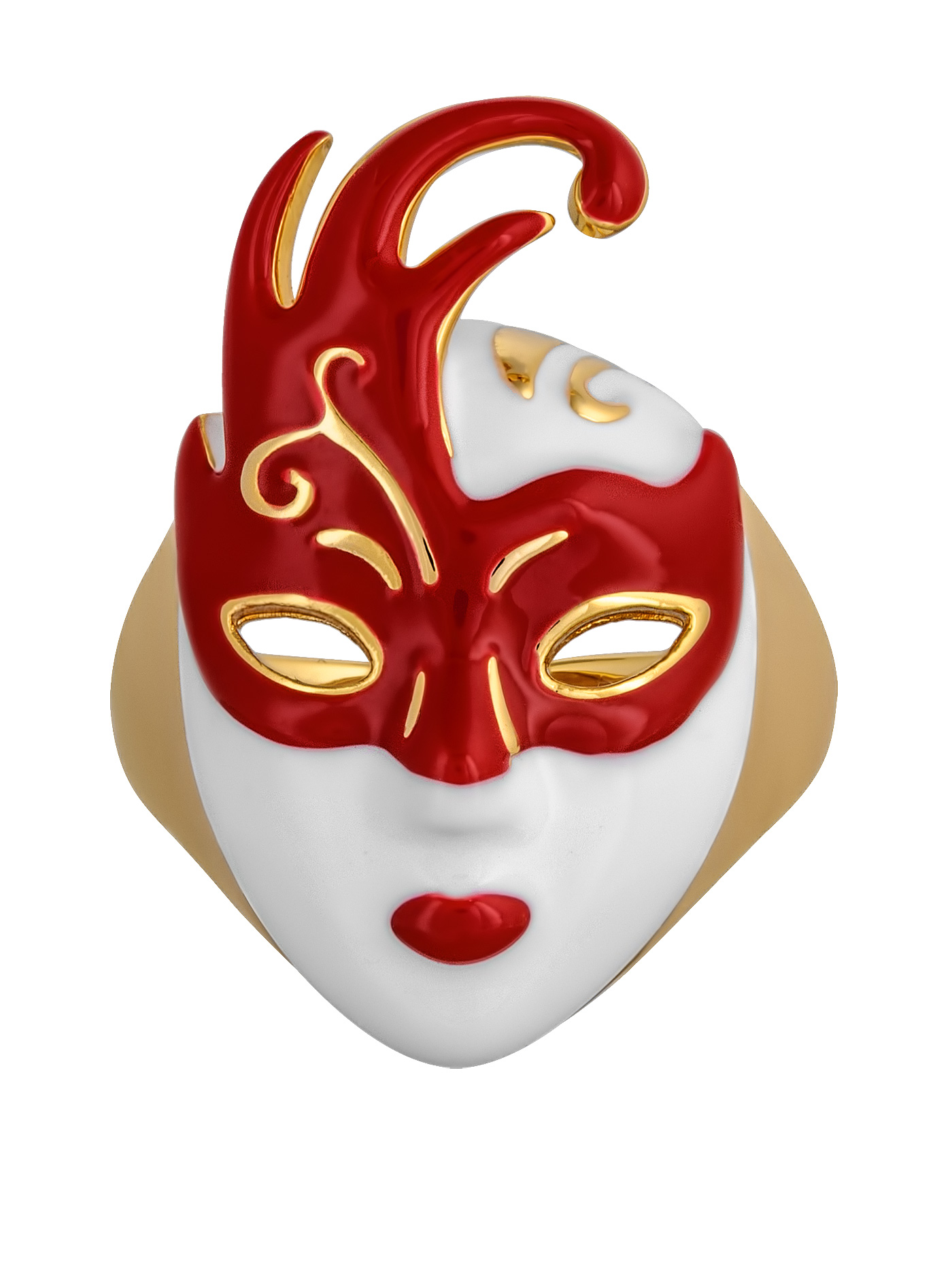 Массивное кольцо Маска Венецианская