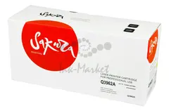 Картридж Sakura Q3962A (122A) для HP, желтый, 4000 к.
