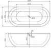 BelBagno BB39-OVF-BRN Слив-перелив для BB03/BB09, бронза