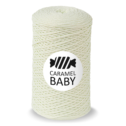 Шнур для вязания Caramel Baby 500 м фисташковое мороженое 7652