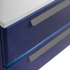 Cezares ECO-CER-800-2C-SO-GR-P Тумба под раковину подвесная с двумя выкатными ящиками 97х45х50