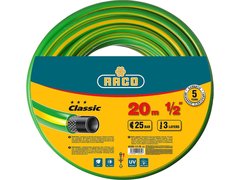RACO CLASSIC, 1/2?, 20 м, 25 атм, трёхслойный, армированный, поливочный шланг (40306-1/2-20)