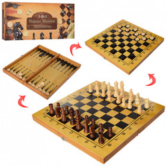 Şahmat- nərd-şaşki \ Нарды Шашки Шахматы 3-в-1 \ Chess game (3 in 1) (böyük)