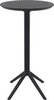 Стол пластиковый барный складной Siesta Contract Sky Folding Bar Table 60, черный